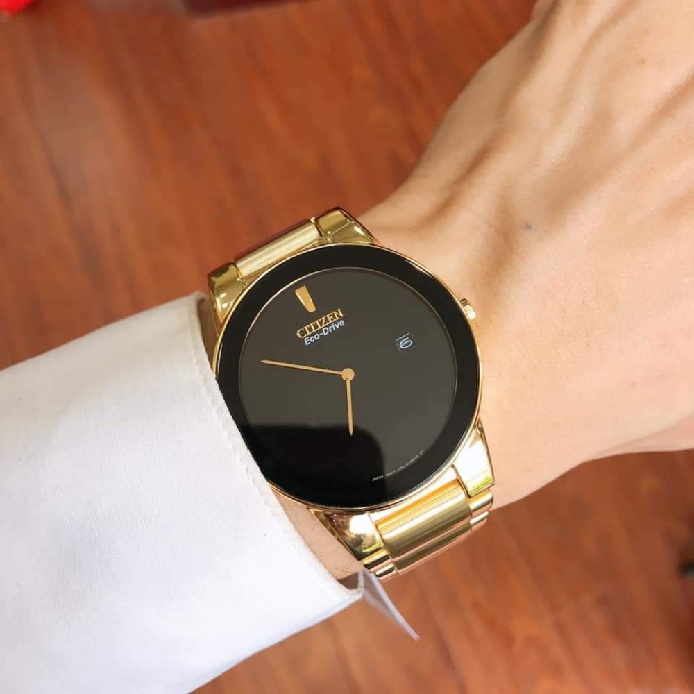 ***NEW*** CitizenAxiom Black Dial Gold-tone Men's Watch AU1062-56E - Picture 13 of 13